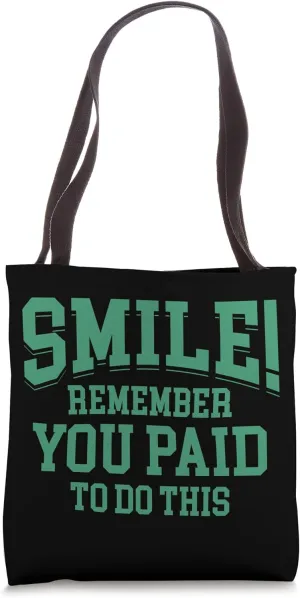 Funny Marathon Triathlon Spectator Sign Sports Lovers Outfit Tote Bag