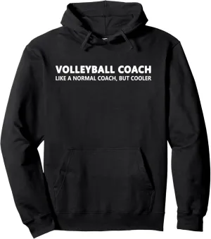 Funny Volleyball Trainer Definition Volleyball Coach Pullover Hoodie