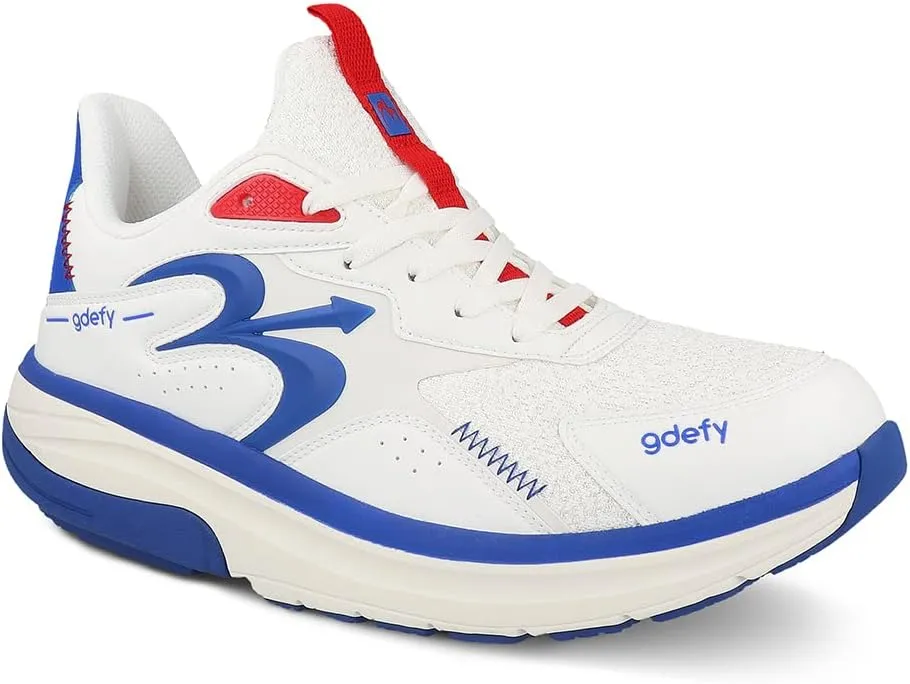G-DEFY Energiya Men’s Cross Trainer Shoe | Heel Support | VersoShock Technology for Pain Associated with Prolonged Standing or Walking | Arch Support | Diabetic Shoes | Wide Shoes | Free Orthotic