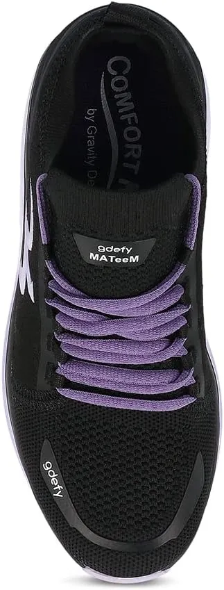 G-DEFY MATeeM Women’s Cross Trainer Shoe | Heel Support | VersoShock Technology for Pain Associated with Prolonged Standing or Walking | Arch Support | Diabetic Shoes | Wide Shoes | Free Orthotic