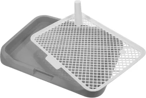 GALPADA Indoor Dog Potty Tray for Training Slide Pee Holder for Dogs Durable Mesh Litter Box for Clean Indoor Environment Easy to Clean and Maintain