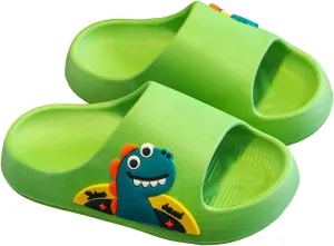 Generic Kids Toddler Boys Girls Cloud Slide Dinosaur Shower Slippers Summer Soft Bottom Non Slip Quick Drying Water Shoes
