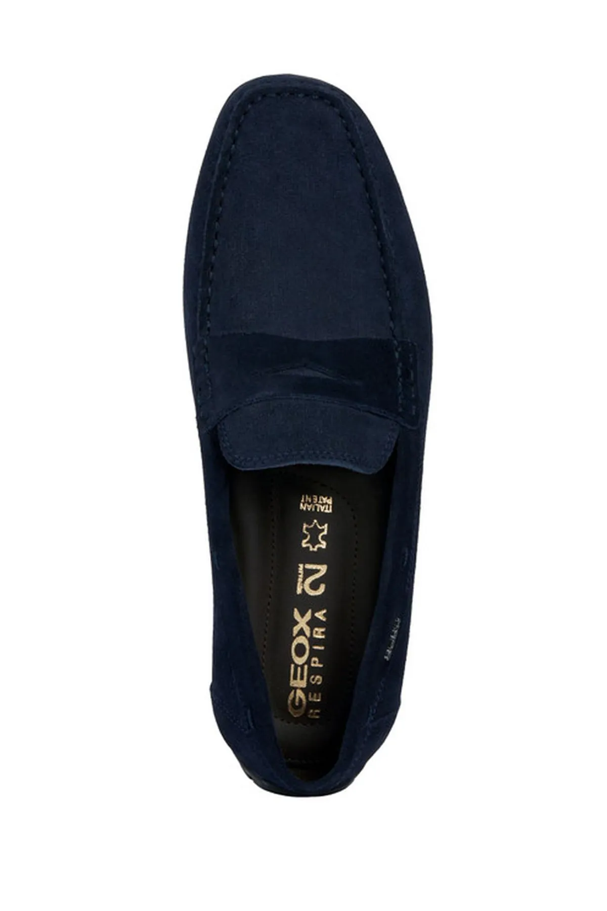 Geox Erkek Lacivert Moner Süet Deri Maskülen Loafer
