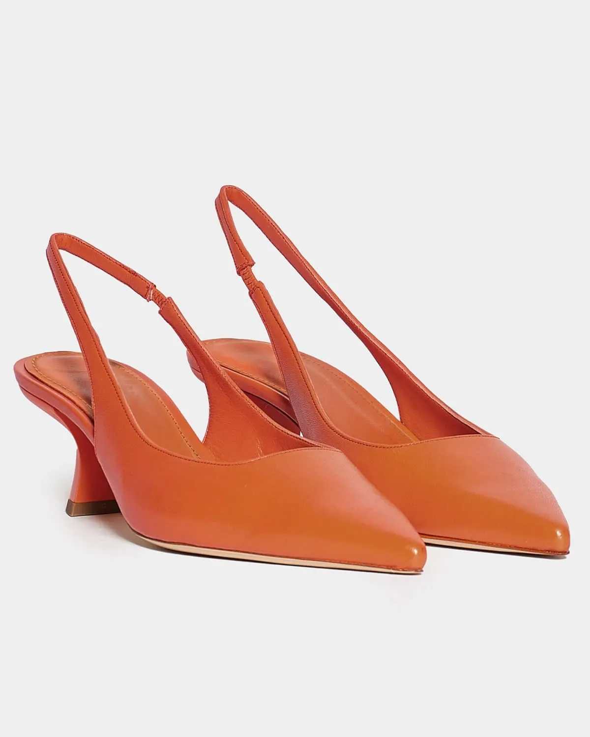 gihubafuil Women’s Low Kitten Heel Pumps Shoes Closed Pointed Toe Heels Casual Slingback Slip-on Dress Shoes