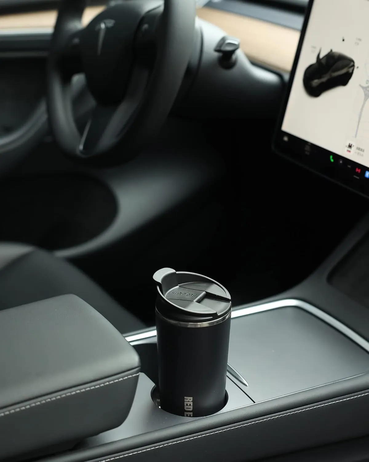GiNT 17oz Travel Mug with Infuser and Two Lids. Vacuum Insulated 316 Stainless Steel Coffee Mug. Dishwasher Safe Mug with Tea Strainer for Hot and Cold Brew Coffee or Tea(Black)