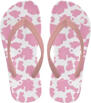 Girl's Flip Flops Kid's Non-Slip Sole Quick Drying Beach Slippers Slide Sandals Pink Straps