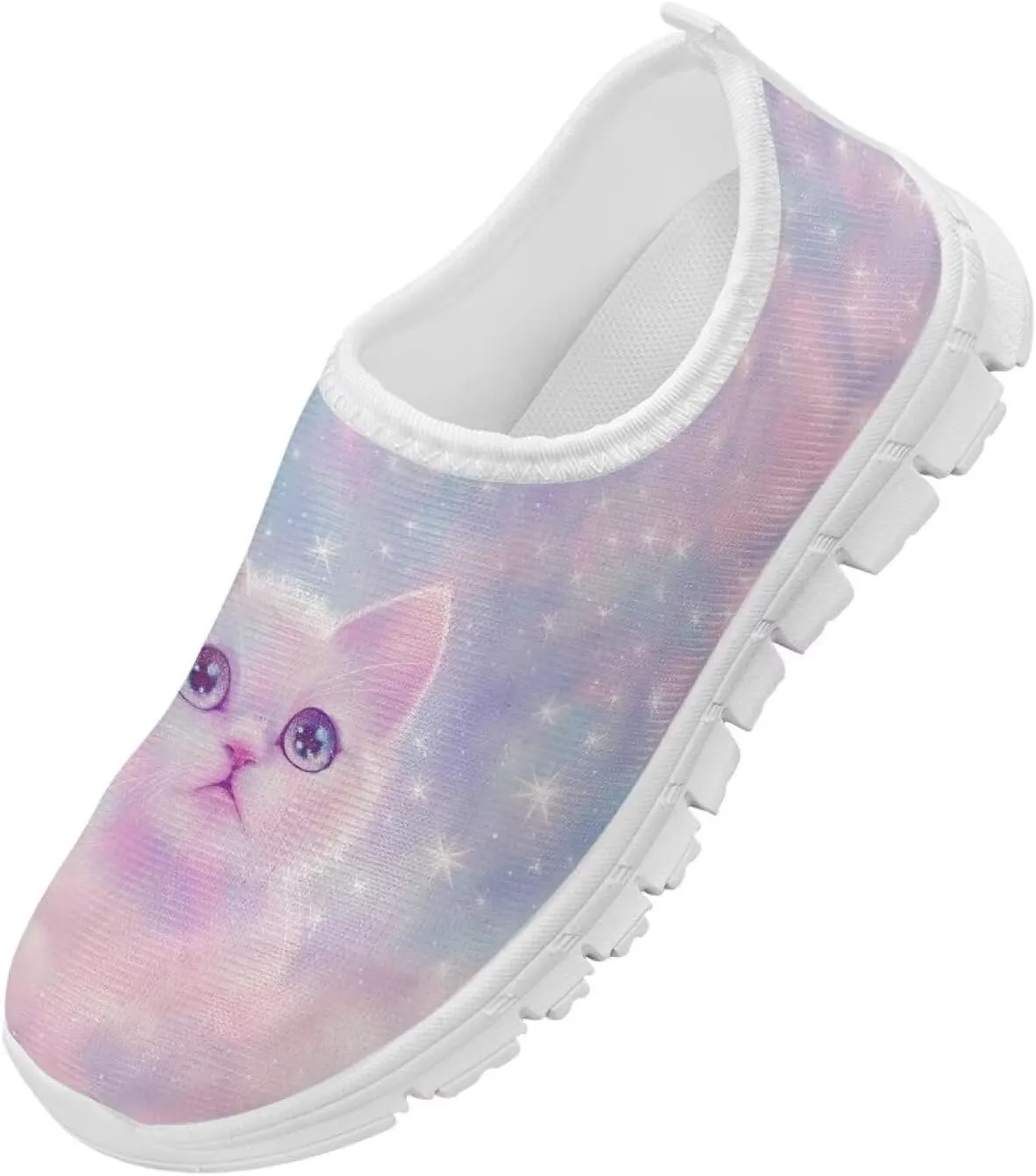 Girls Kids Slip On Sneakers Big Kids Casual Gym Tennis Shoes Soft Sole