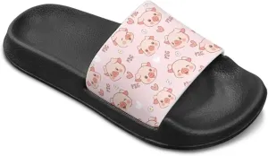 Girls Slide Sandals Breathable Summer Shoes for Kids with Non-Slip Sole Slides for Beach & Pool