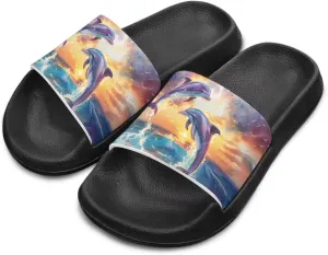 Girls Slides Cute Animal Pool Slides for Kids Summer Beach Shower Slide Sandals