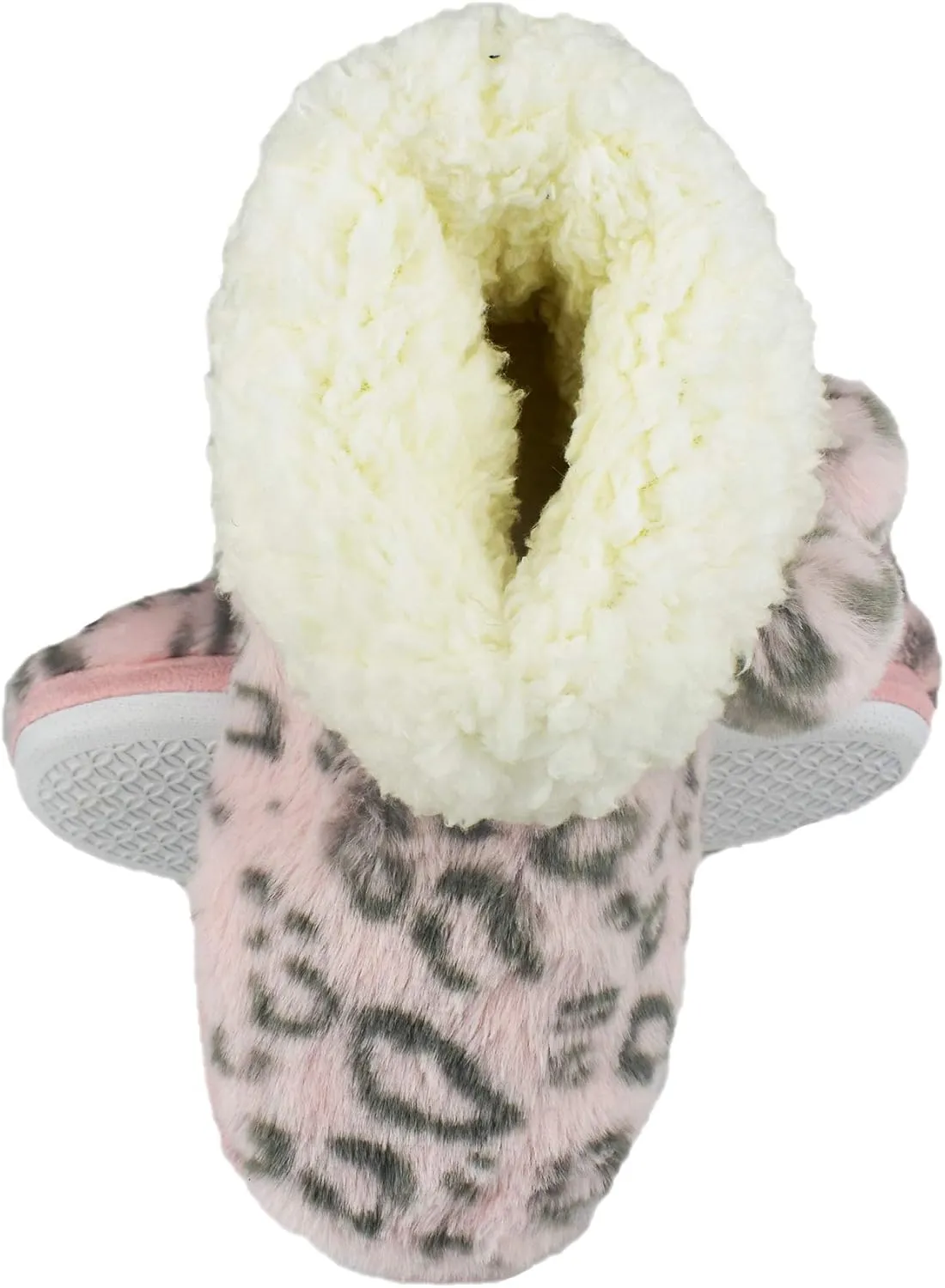Girls/Kids Cute Slippers with Warm Plush Fleece Indoor Outdoor Slip-on Booties