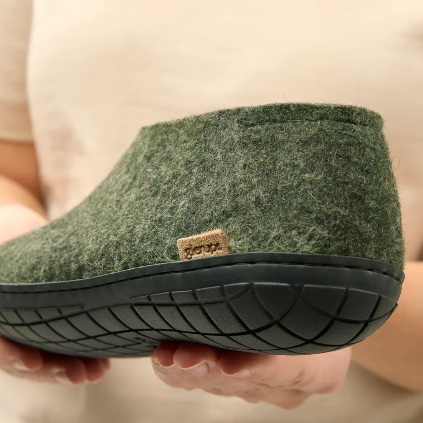 Glerups The Shoe Forest - Black Rubber Sole