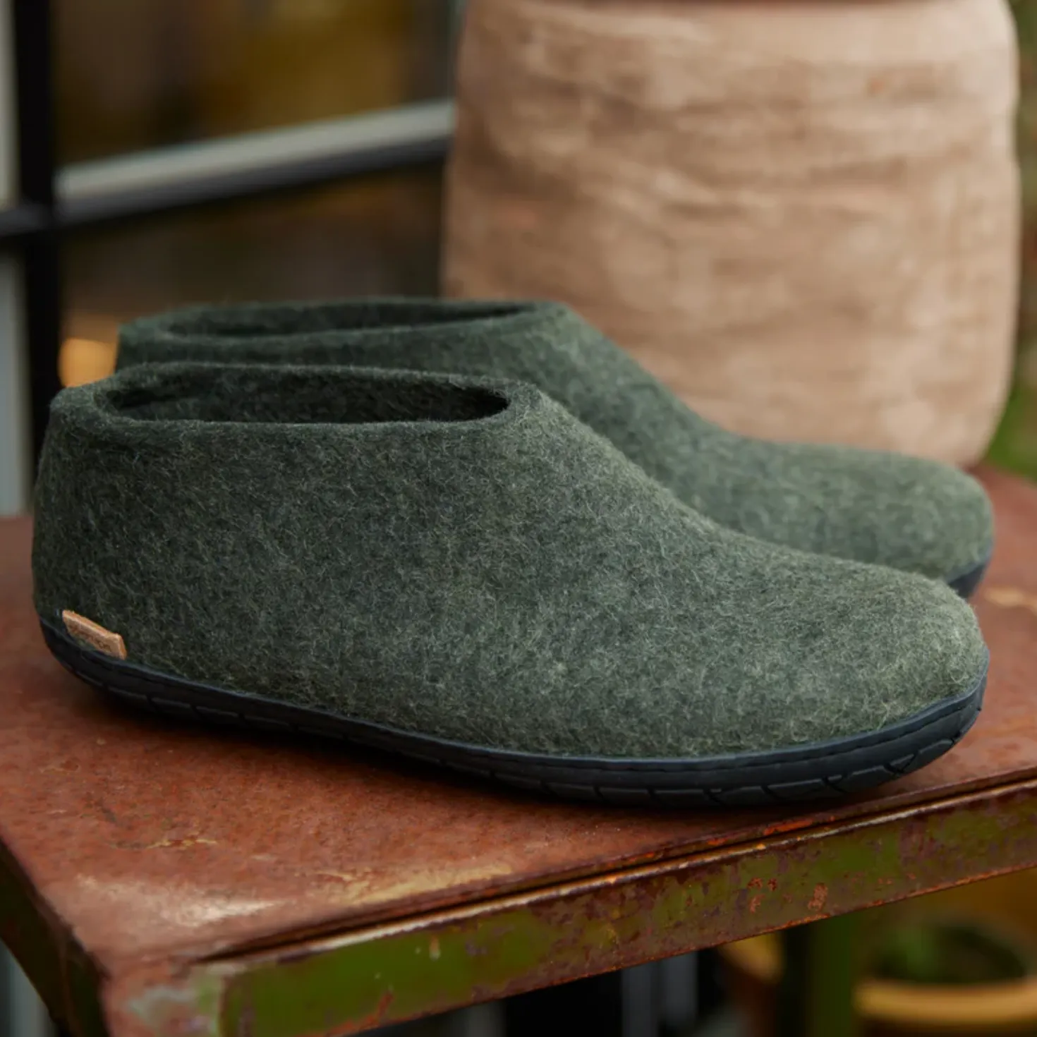 Glerups The Shoe Forest - Black Rubber Sole