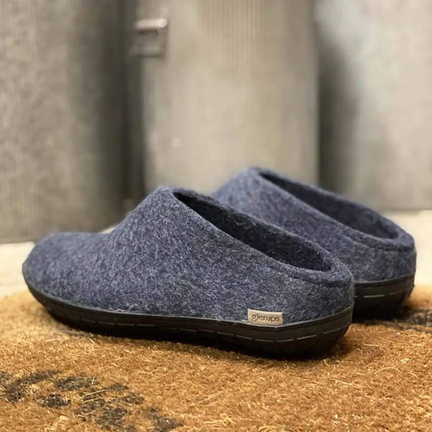 Glerups The Slip-On Denim - Black Rubber