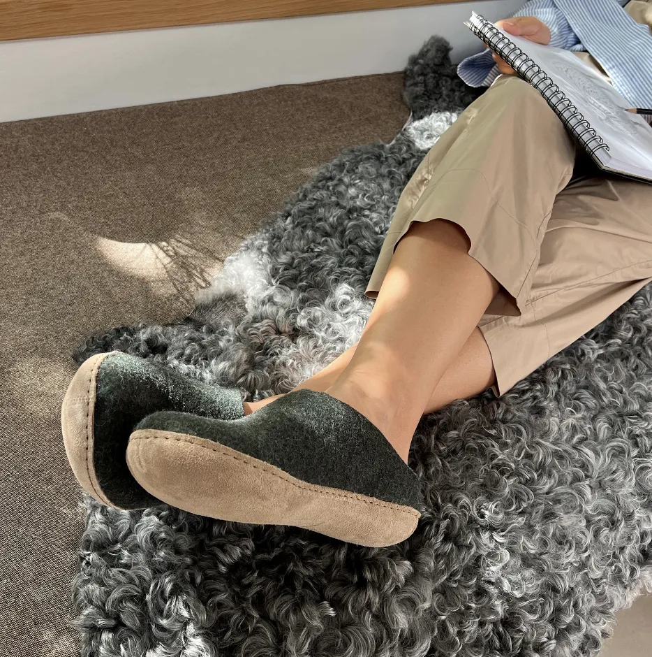Glerups The Slip On Forest - Leather Sole