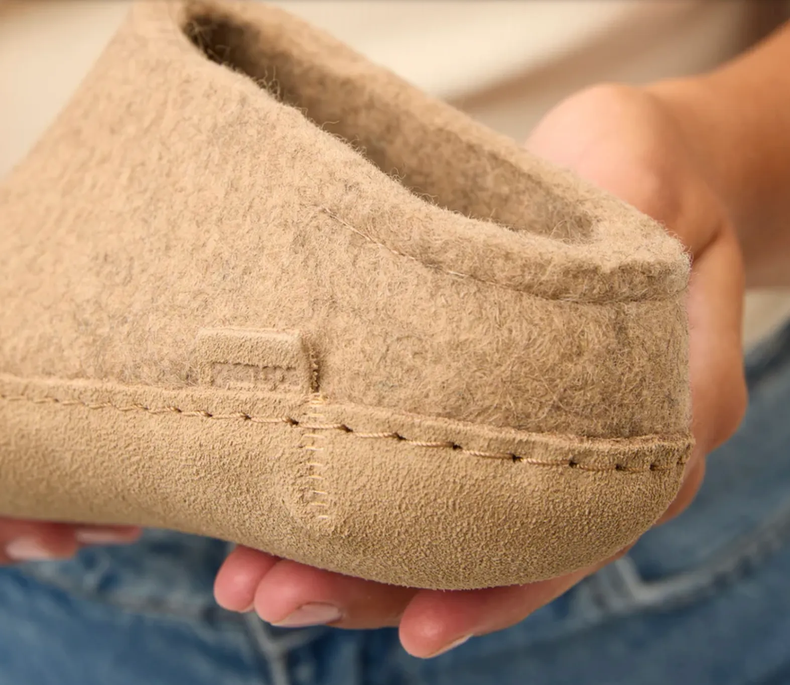 Glerups The Slip On Sand - Leather Sole