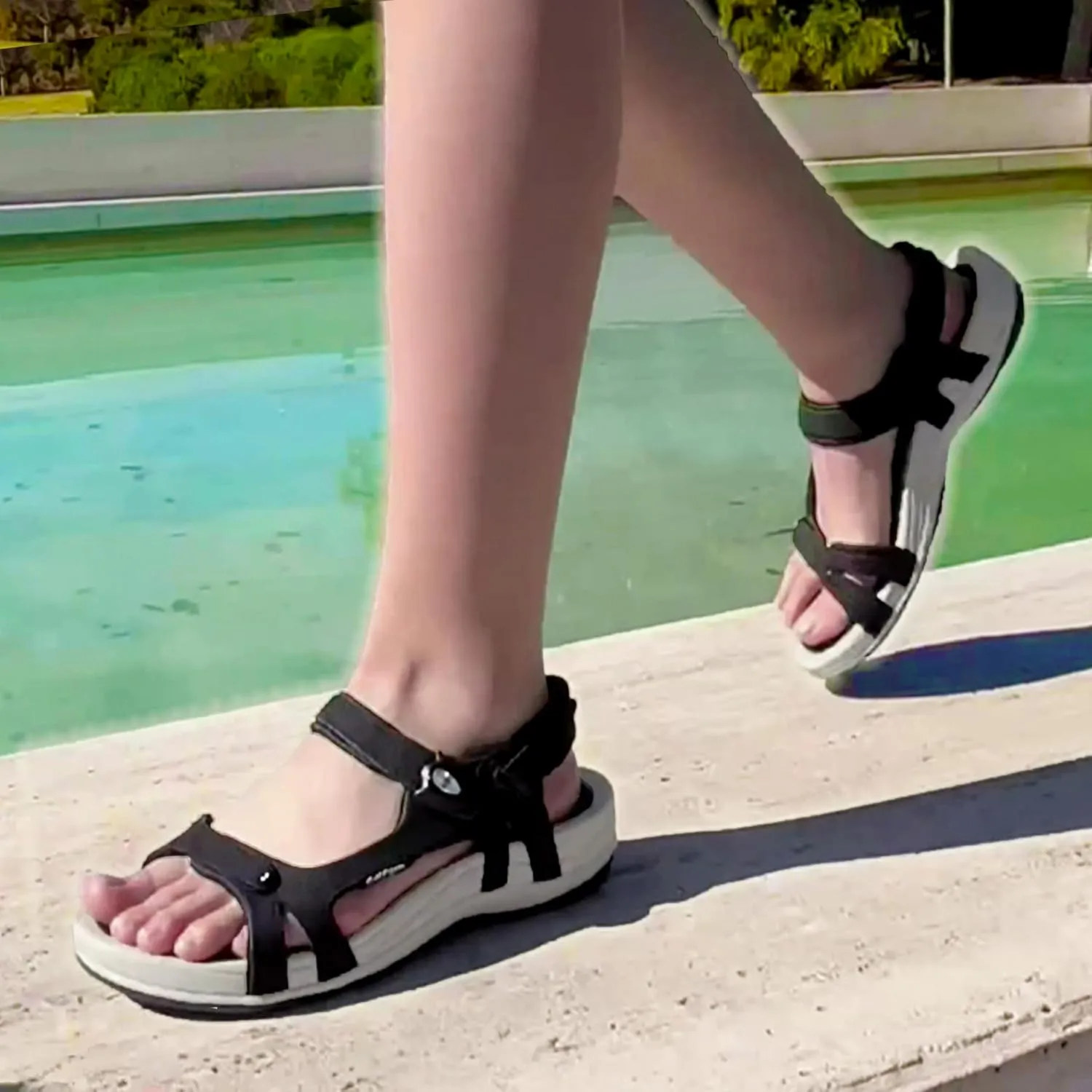 Gold Pigeon Shoes |SIGNATURE| Easy Snap Lock Comfort Ergonomic Walking Sandals for Women
