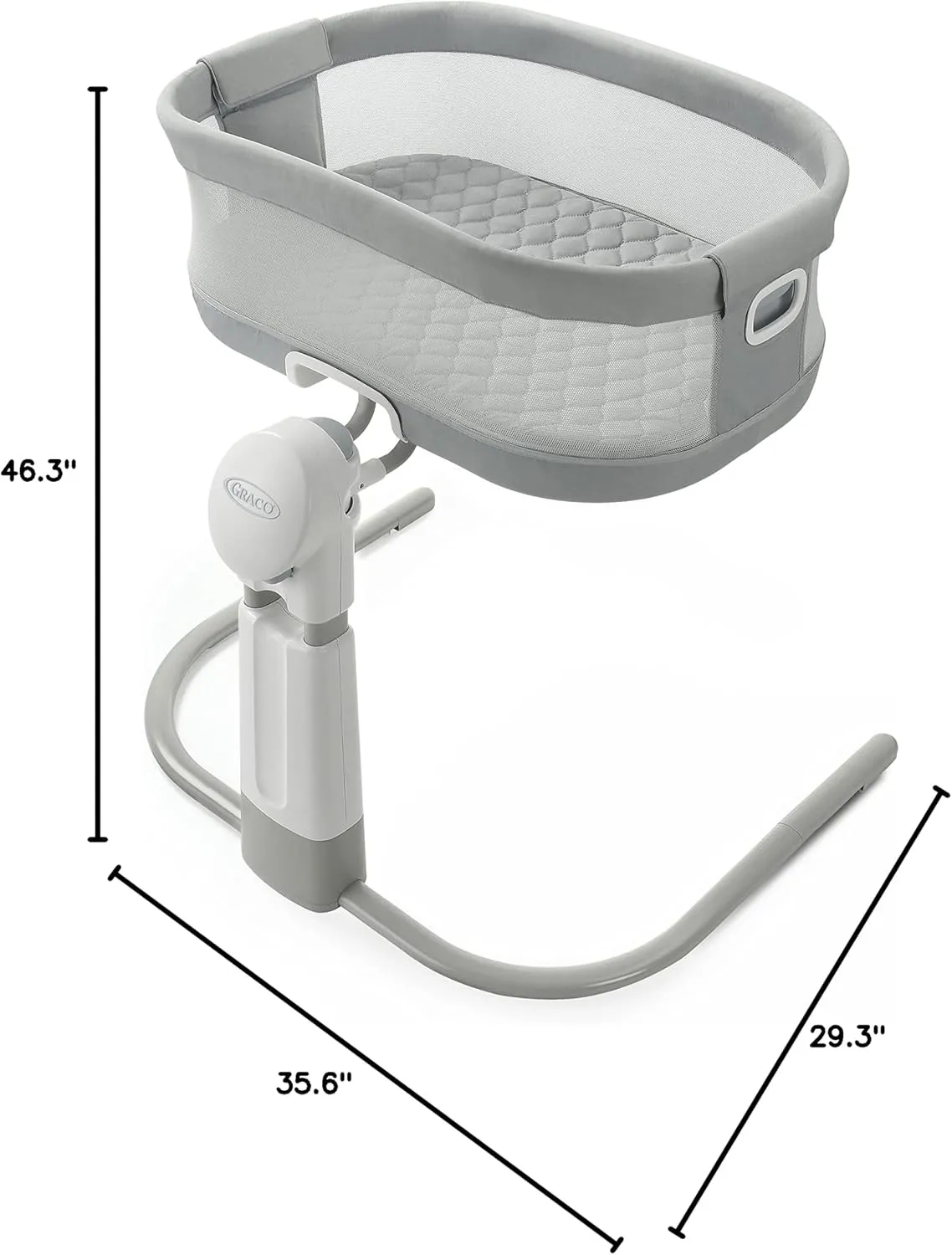 Graco® DreamMore™ Bedside Bassinet Deluxe with Calming Motion, Skyler