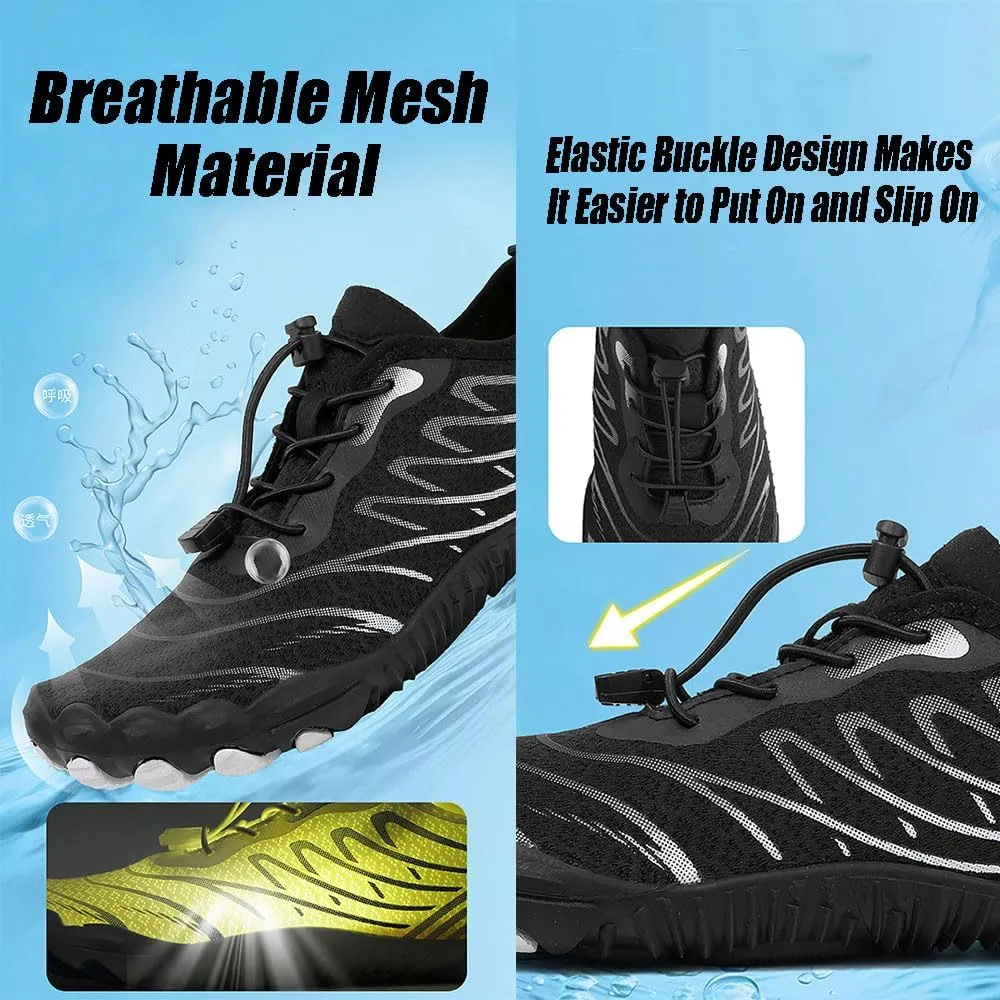 Grounding Shoes for Women, Hike Grounded Footwear for Men, Wide Toe Box Non-Slip Breathable Quick Dry Barefoot Shoes