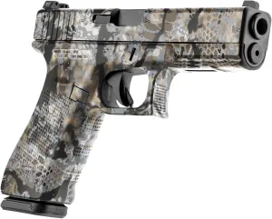 GunSkins Precut Pistol Skin for Glock 43 - Compatible with Airsoft AEG BB Gun - Vinyl Gun Wrap - Easy to Install - 100% Waterproof - Matte Finish - Made in USA