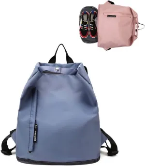 Gym Bag for Women with Shoe Compartment, Weekender Bag Travel Bag for Women, Dry-Wet Separation, Multifunctional Large Capacity and Premium Oxford Fabric (Blue)