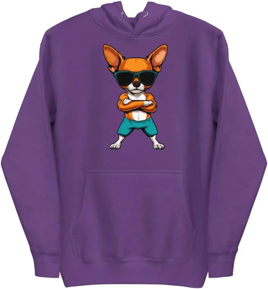 Gym Chihuahua - Cute Dogs Hoodie Pullover
