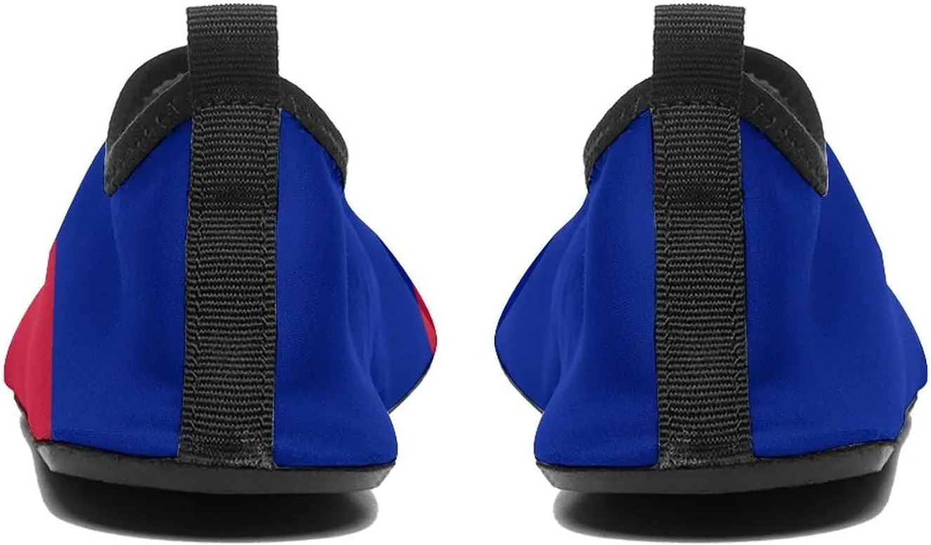 Haiti Flag Haitian Men Women Water Shoes Quick Dry Barefoot Shoe Beach Surfing Swim Pool Yoga Sock
