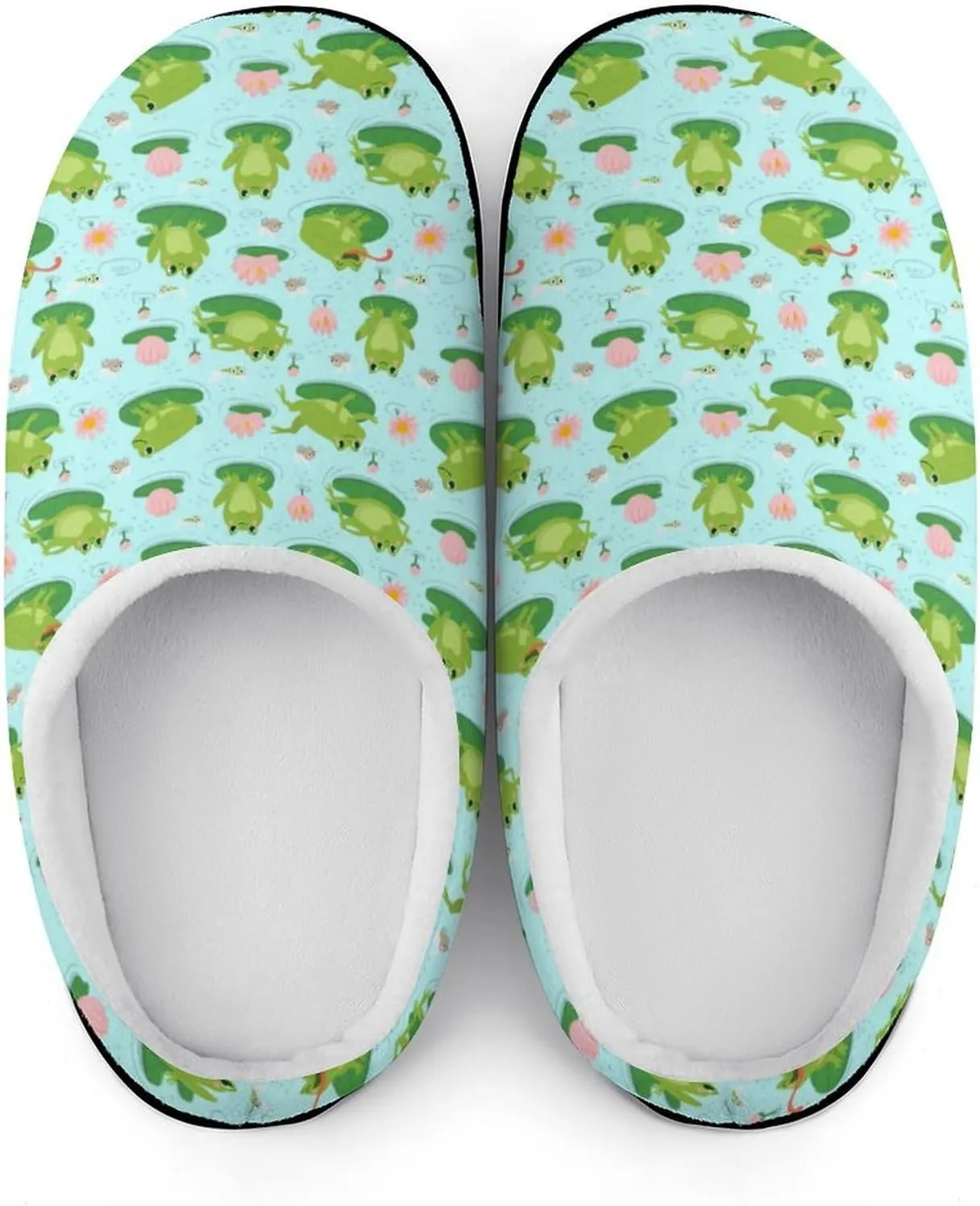 Halloween House Slippers For Woman Ladies Memory Foam Bedroom Slippers Indoor Outdoor Slip-On Shoes Soft Fall Slippers