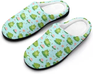 Halloween House Slippers For Woman Ladies Memory Foam Bedroom Slippers Indoor Outdoor Slip-On Shoes Soft Fall Slippers