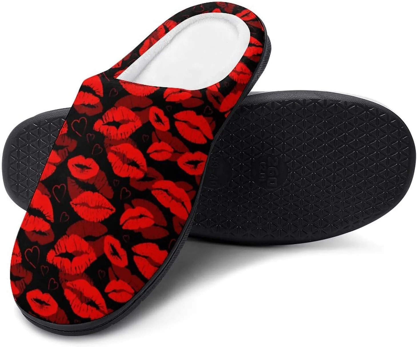 Halloween Party Green House Slippers For Woman Mens Funny Memory Foam Bedroom Slippers Indoor Outdoor Slip-On Shoes
