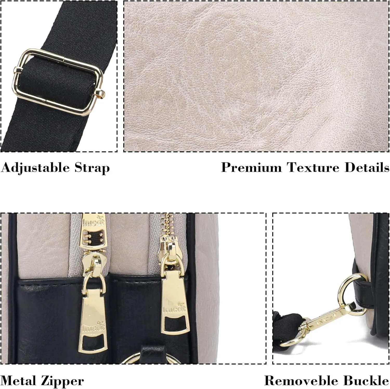 Haytijoe Crossbody Bags for Women Leather Sling Bag Anti-theft Cross Body Bag Travel Sling Purse Chest Bags Fanny Packs