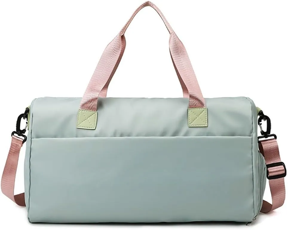 HBJWOV Travel Bag, Swimming Bag, Dry Wet Separation, Fitness Bag, Large Capacity Cylindrical Tote Bag