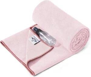 Heathyoga Hot Yoga Towel, Non Slip Yoga Mat Towel with Silicone Grip & Spray Bottle, 72"X26" Yoga Towel, Soft Microfiber Yoga Mat Towel for Hot Yoga, Bikram, Pilates and Fitness