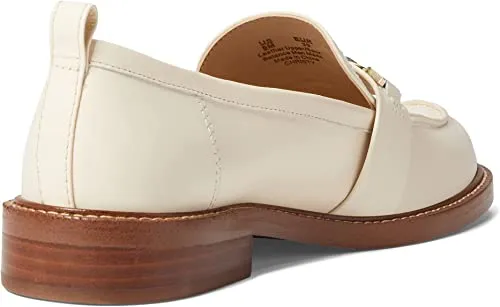 Heeled Rounded Leather Christy On Block Low-priced Dress Ivory Edelman Comprehensive catalog Slip Toe Sam Loafers