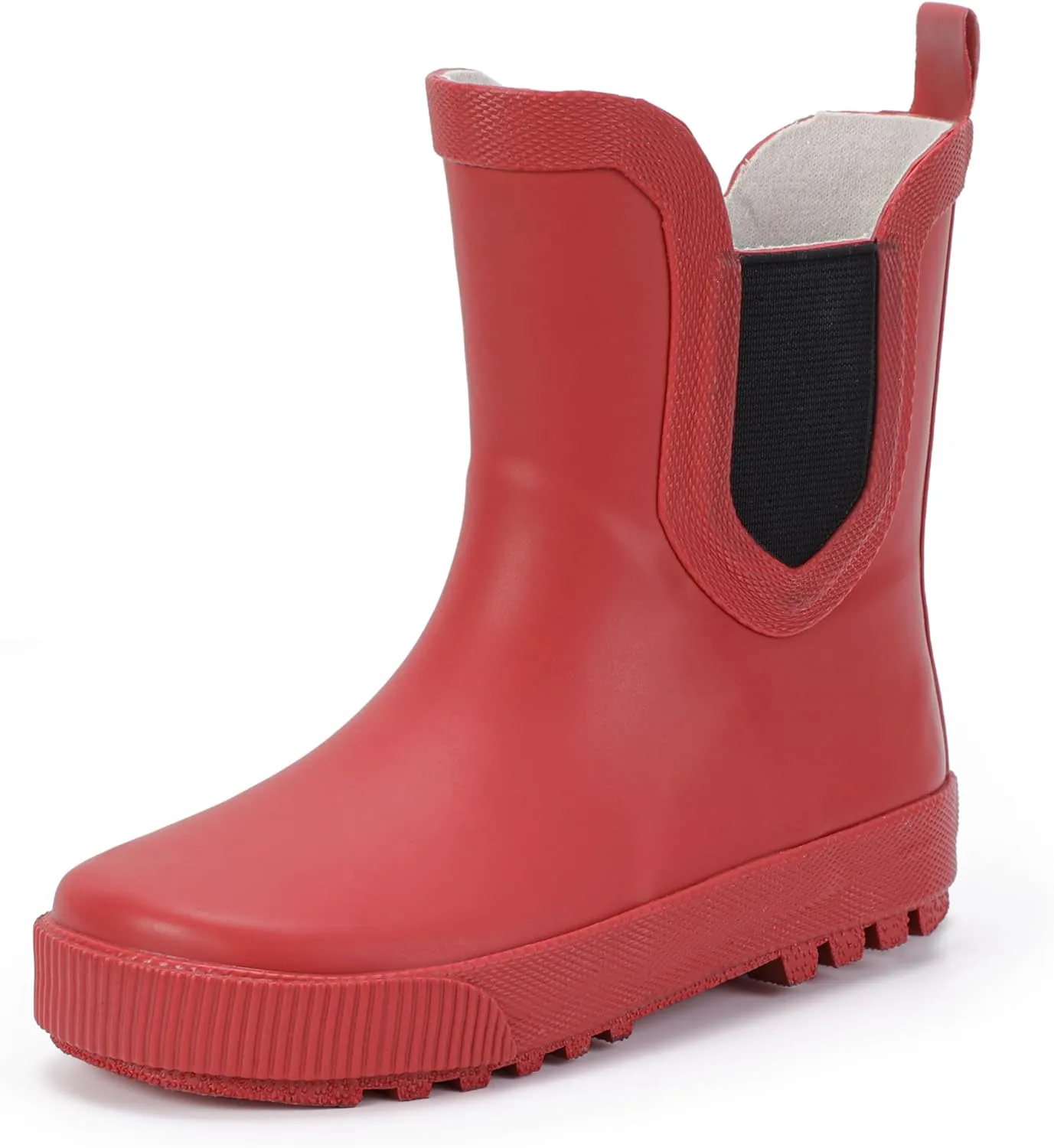 Hehainom Toddler Kids Rain Boots for Girls Boys Waterproof Rainboots Easy-on Light Weight Chelsea Rain Shoes