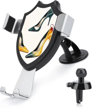 High Heel Shoes Phone Holders for Your Car Phone Mount Truck Stand for All Phone, Adjustable and Easy Clamp Cellphone Holder Car Accessories for Dashboard/Windshield/Vent