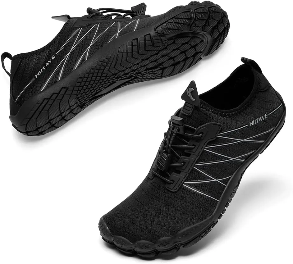 HIITAVE Men Barefoot Water Shoes Beach Aqua Socks Quick Dry for Outdoor Sport Hiking Swiming Surfing