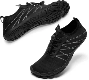 HIITAVE Men Barefoot Water Shoes Beach Aqua Socks Quick Dry for Outdoor Sport Hiking Swiming Surfing