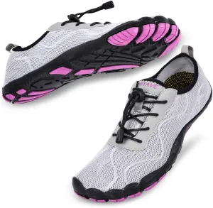 hiitave Womens Water Shoes Quick Dry Barefoot for Swim Diving Surf Aqua Sports Pool Beach Walking Yoga