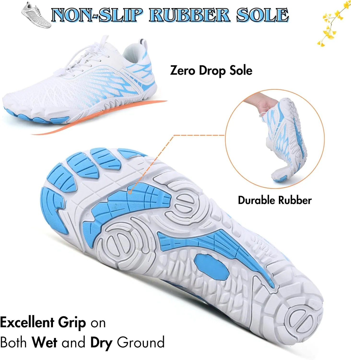 Hike Barefoot Shoes Women Men Minimalist Wide Toe Box Footwear Zero Drop Athletic Cross-Trainer Fashion Sneakers