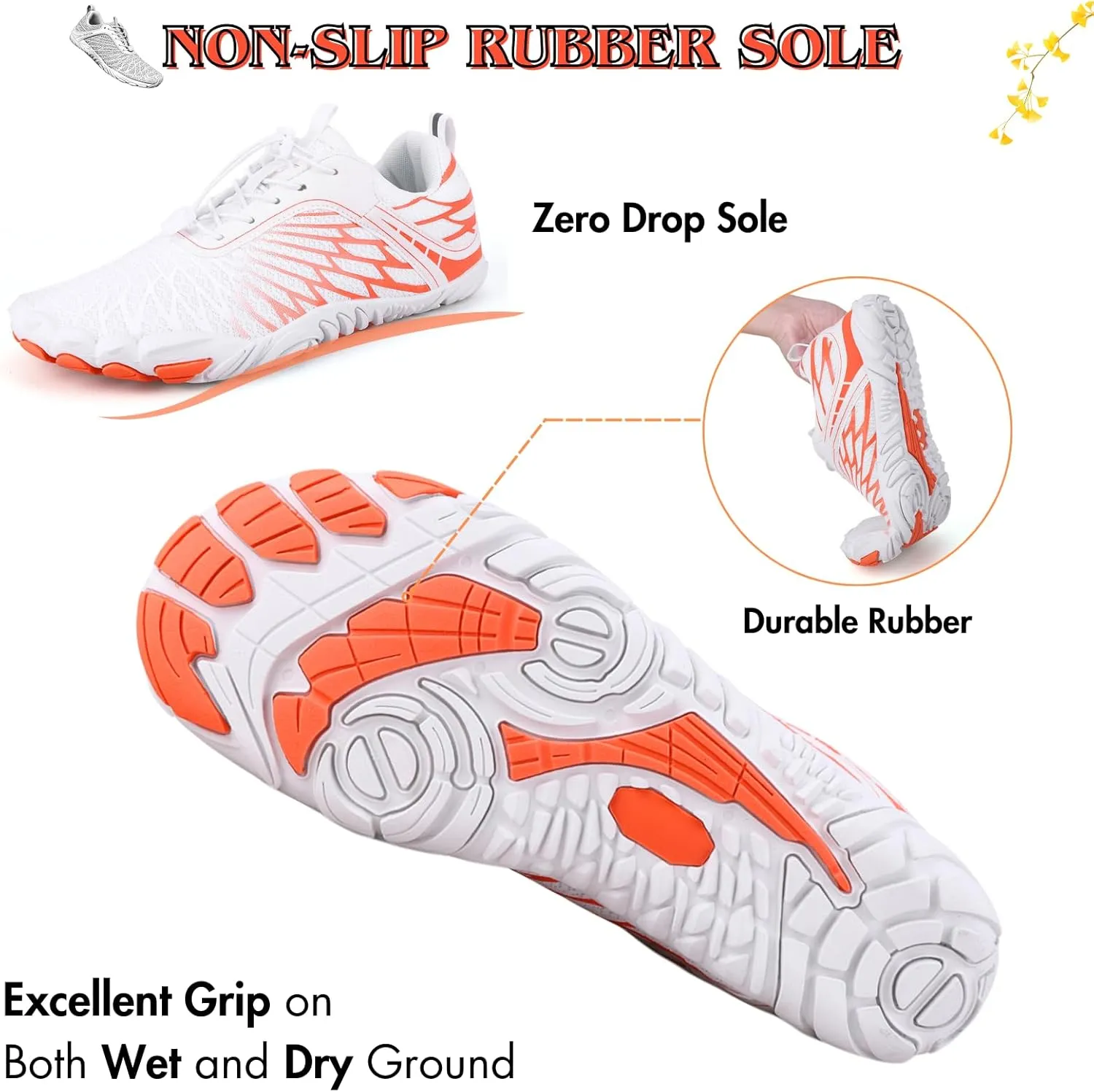 Hike Barefoot Shoes Women Men Minimalist Wide Toe Box Footwear Zero Drop Athletic Cross-Trainer Fashion Sneakers