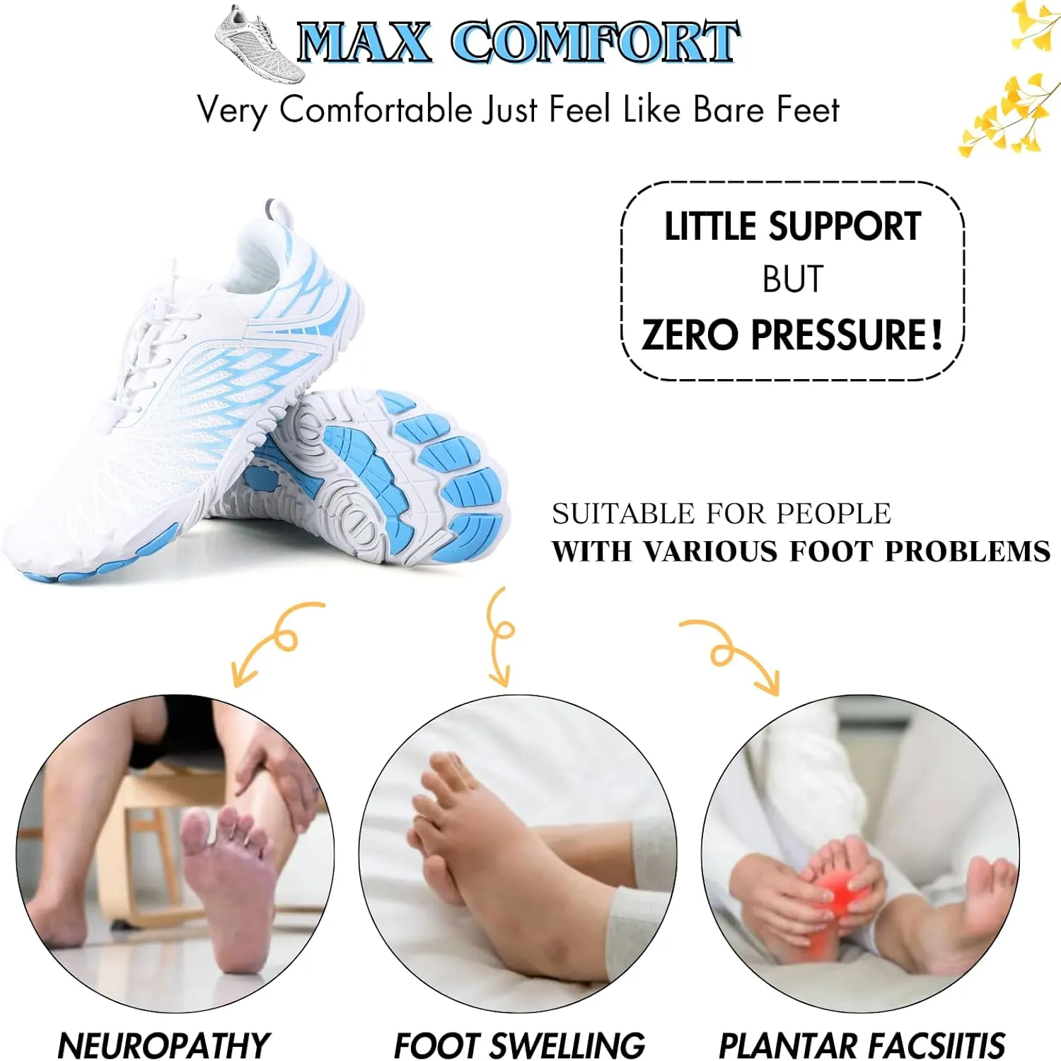 Hike Barefoot Shoes Women Men Minimalist Wide Toe Box Footwear Zero Drop Athletic Cross-Trainer Fashion Sneakers