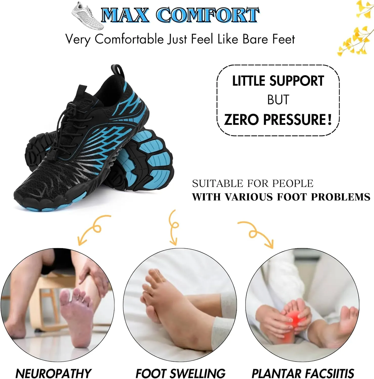 Hike Barefoot Shoes Women Men Minimalist Wide Toe Box Footwear Zero Drop Athletic Cross-Trainer Fashion Sneakers