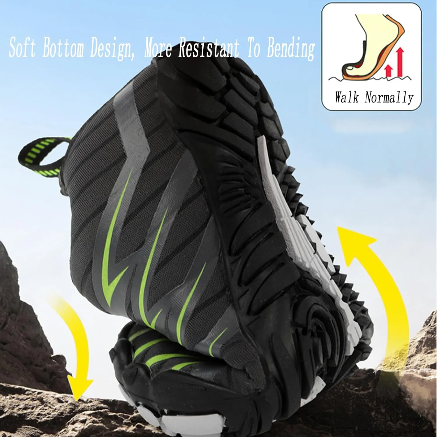 Hike Barefoot Shoes Womens Mens, Pro Healthy Non-Slip Quick Dry Shoe Slip-On Minimalist Athletic Unisex