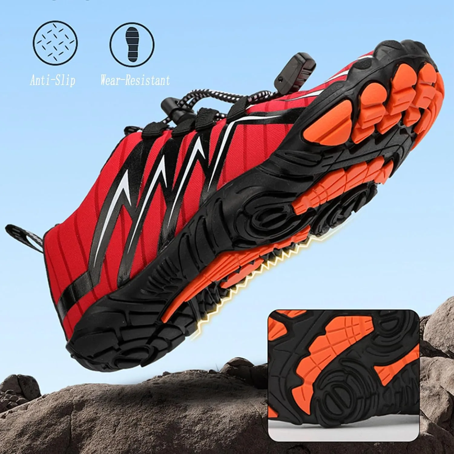 Hike Barefoot Shoes Womens Mens, Pro Healthy Non-Slip Quick Dry Shoe Slip-On Minimalist Athletic Unisex