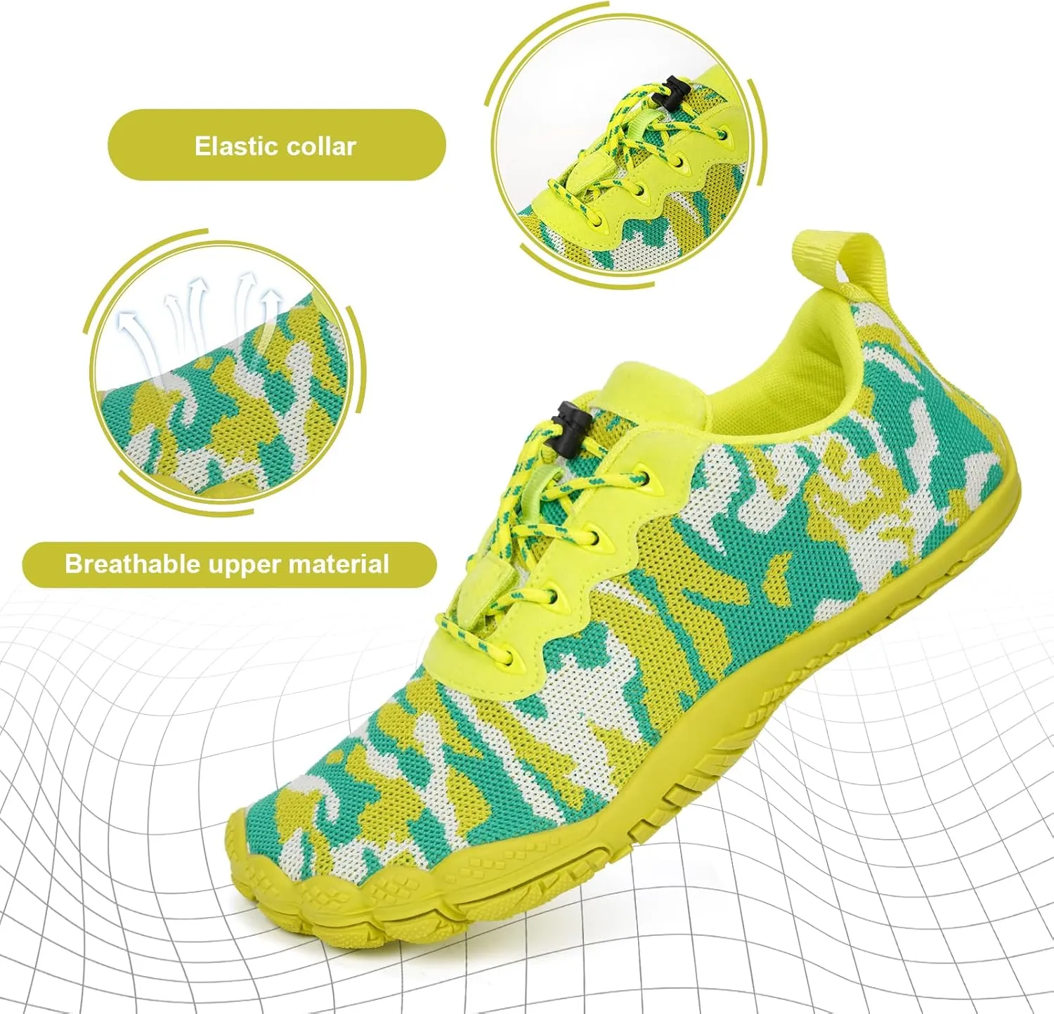 Hike Barefoot Water Shoes Womens Mens Footwear, Pro Hiking Boot Quick Dry Barefoot Beach Walking Women Men Travel Swim Shoes, Wide Toe Box Non-Slip Breathable Zero Drop Shoes