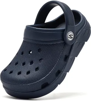 HOBIBEAR Kids Garden Clogs Toddler Sandals for Boys Girls Slipper Beach Water Shoes Slip on (Toddler/Little/Big Kids)