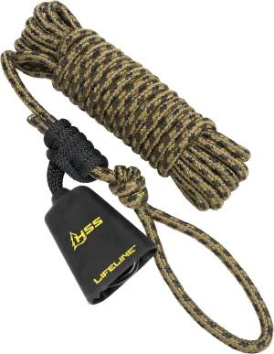 Hunter Safety System Non-Reflective Lifeline for Tree-Stand Hunting Safety Harness