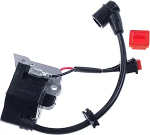 Ignition Coil with Stop Switch Cap for Zenoah CY 23CC-71CC Engine for 1/5 HPI ROFUN ROVAN KM BAJA LT FG GoPed RedCat Rc Car Parts (Black)