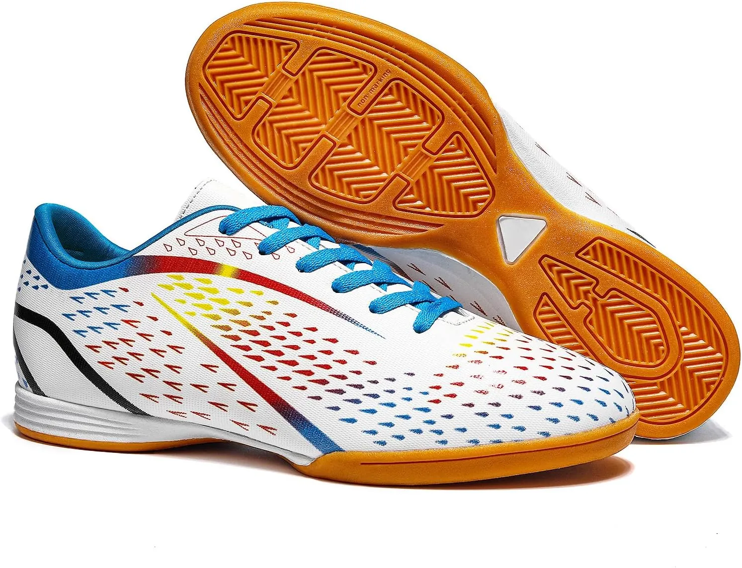 Indoor Soccer Shoes Mens Futsal Shoes for Women Youth Professional Athletic Soccer Shoe