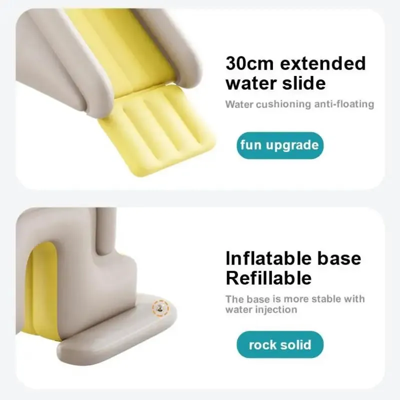 Inflatable Pool Slide For Kids Fun Outdoor Anti-Tipping Waterpark Slides Toy Waterpark Play Game Summer Toys Gifts